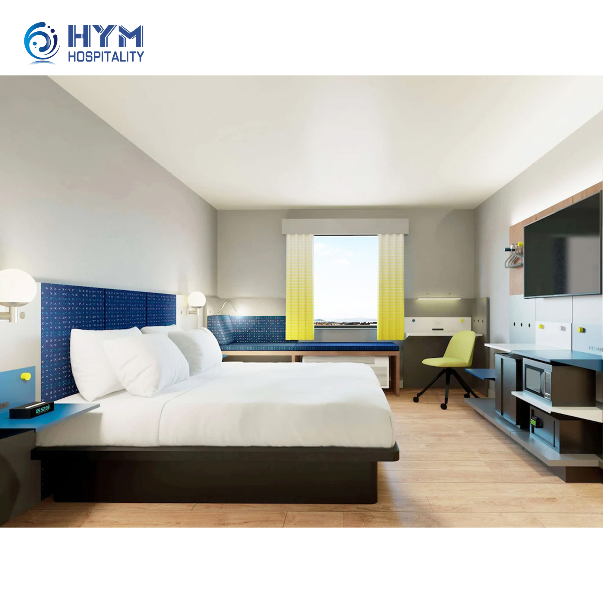 Microtel by Wyndham guestroom hotel furniture casegood and lobby supplier manufacturer