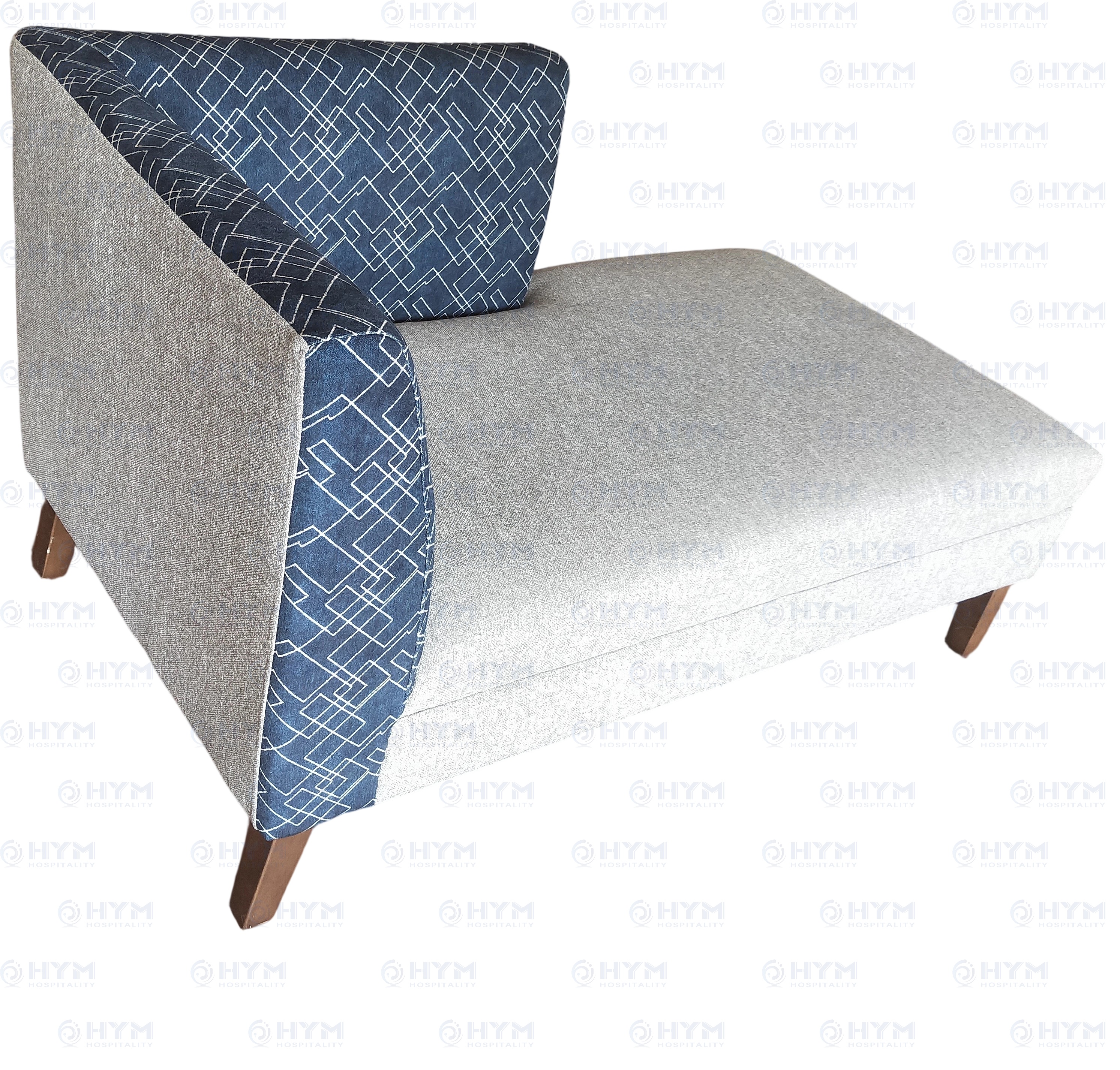 EXG2-302 Holiday Inn Express Formula Blue Refresh 2.0 Guestroom Chaise Lounge