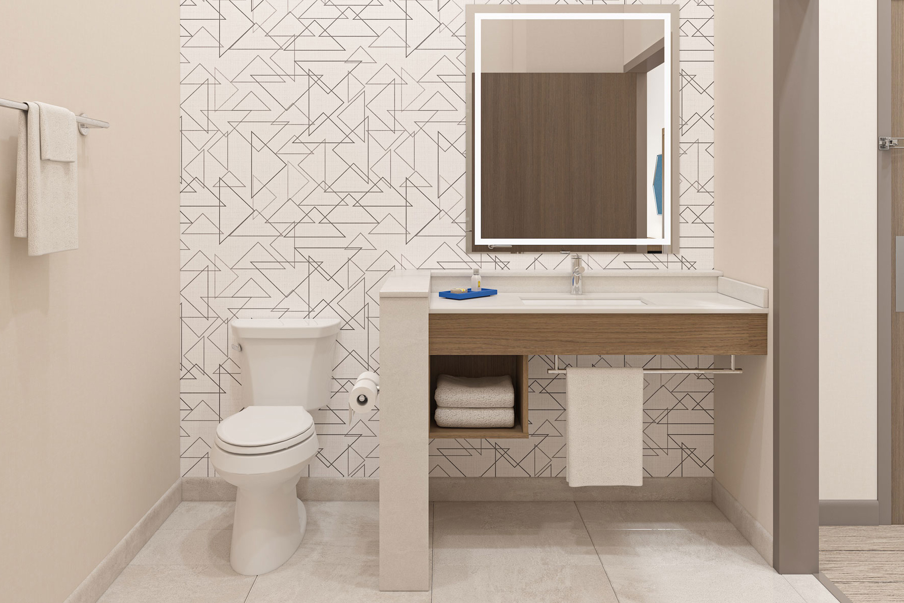 What are the considerations for installing a bathroom cabinet?