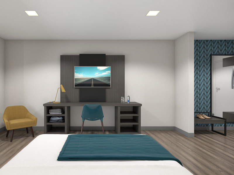 Motel 6 Gemini Modern Style Hotel Bedroom Furniture