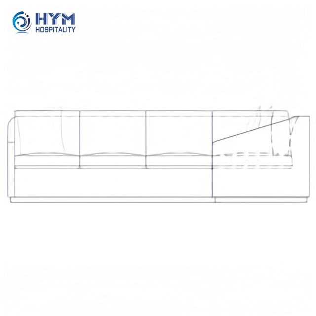 GR-108 Homewood Suites By Hilton Sectional Sleeper Sofa (Standard) with Accent Pillows