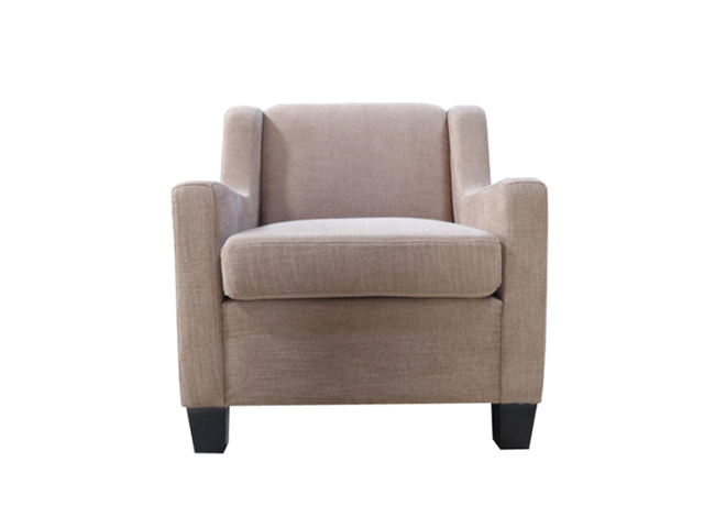 MainStay Suites Beige Single Sofa Chair with Arm