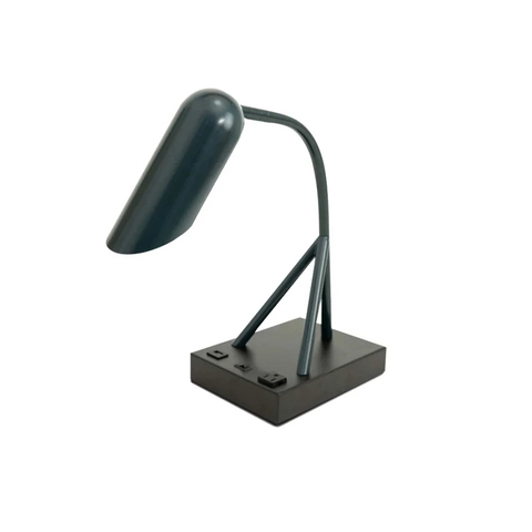 Motel 6 Gemini Blue Desk Lamp