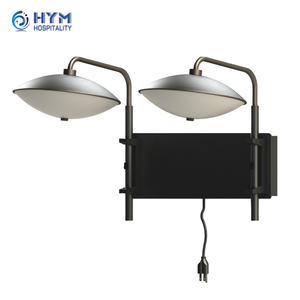 X-405 Double Headboard Sconce Courtyard by Marriott Guestroom 