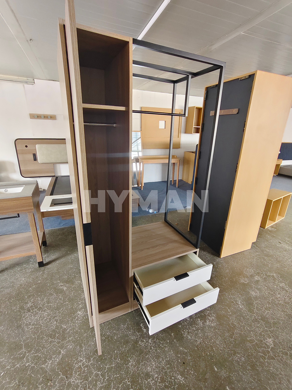 Open-Concept Wardrobe System