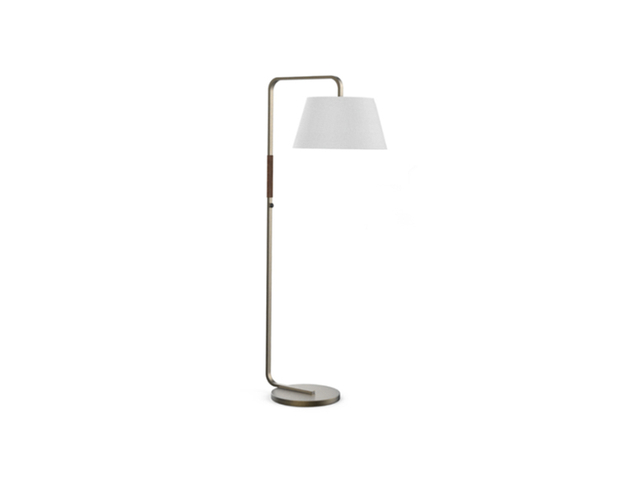 Staybridge Suites Antique Brass LED Floor Lamp