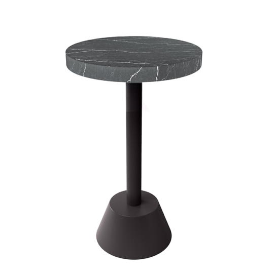 Round Quartz Cocktail Table