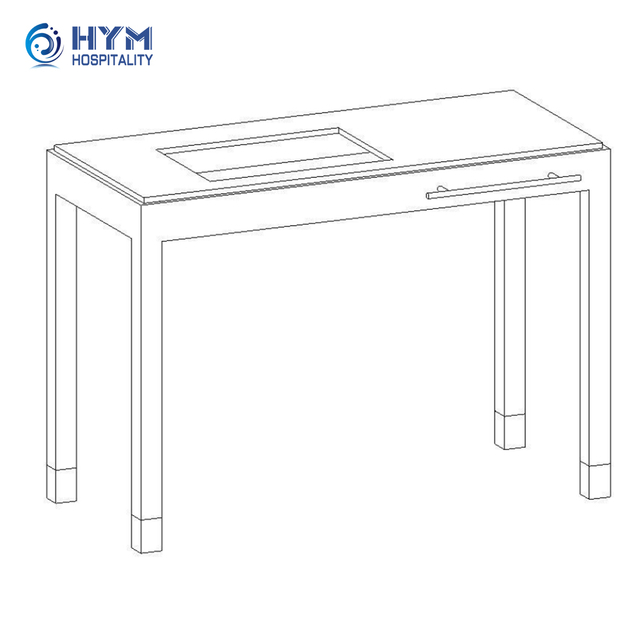 CG-258 Vanity Base for Accessible Rooms at Renovation Properties Hotel Guestroom Candlewood Suites