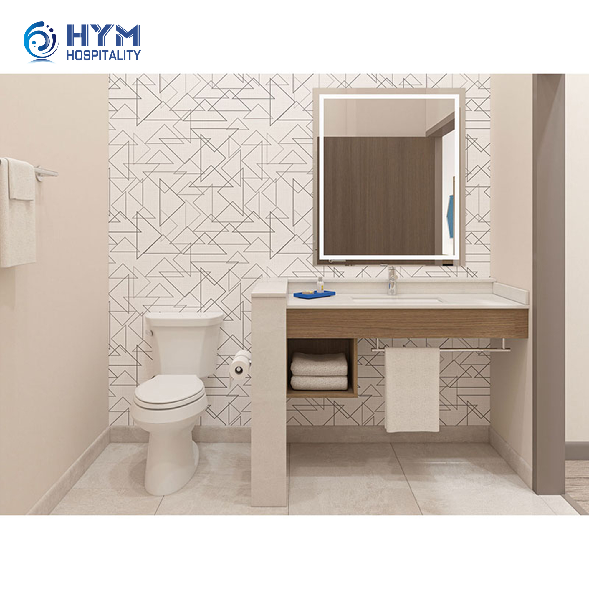 HIE Formula Blue Economical 2 Star Hotel Furniture