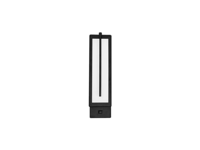 Motel 6 Gemini Matte Black Finish Headboard Light