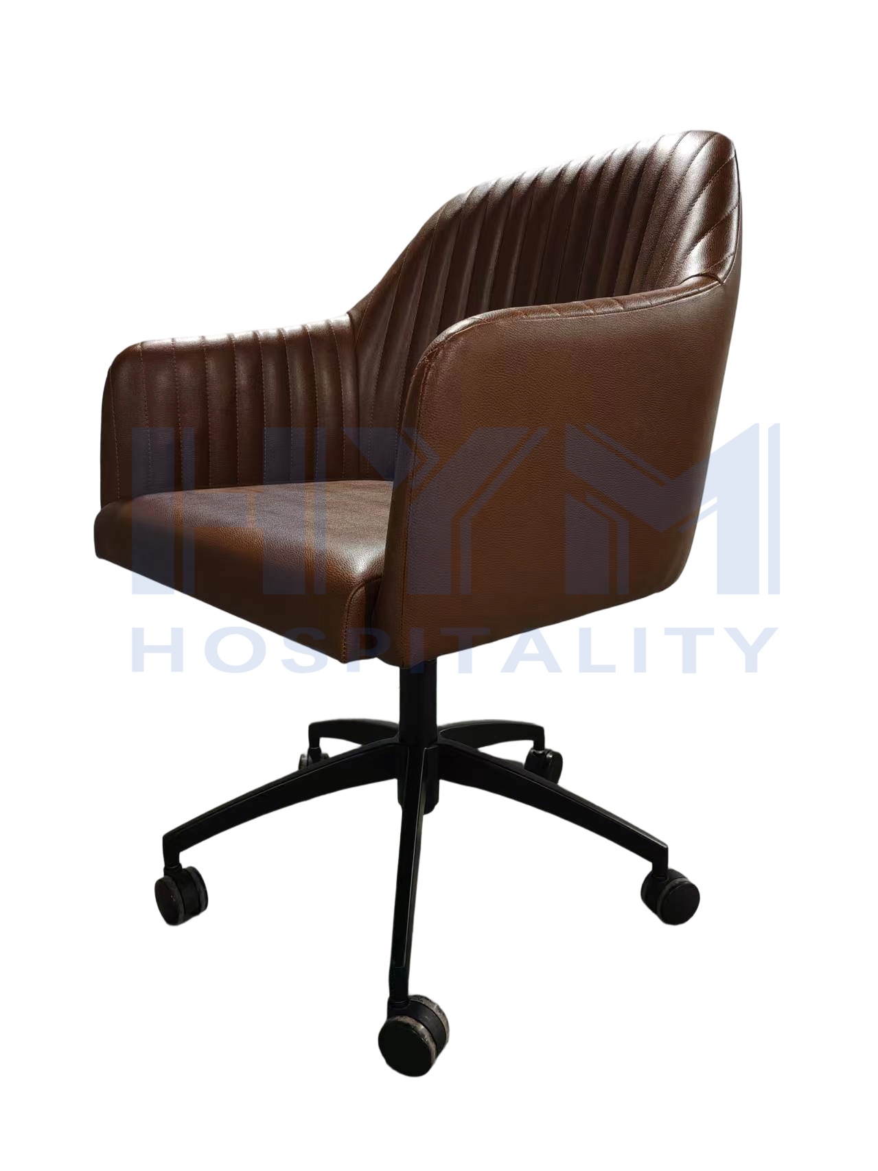 HIG-300 Holiday Inn H5 Hospitality Mid-Back Executive Task Chair with Vertical Fluting