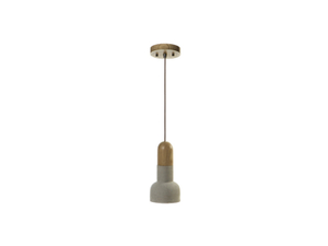 Residence Inn By Marriott Concrete And Wood Pendant Lamp