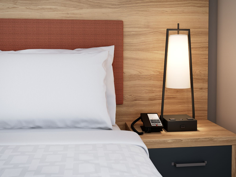 Candlewood Suites Rust Scheme Queen Headboard Hotel Furniture