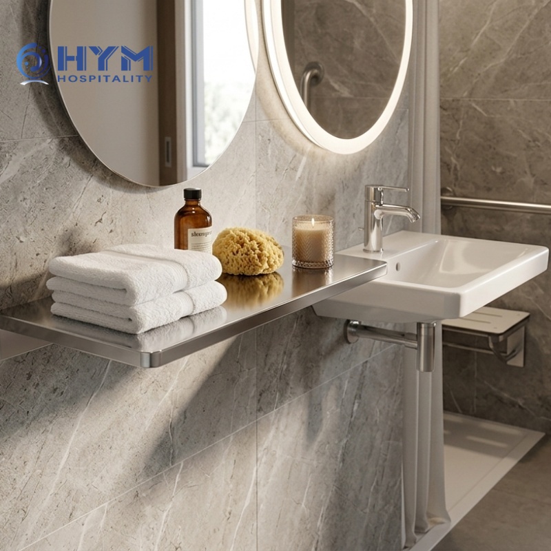 GR-324 Wall Shelf @ Accessible Bathroom Home2 by Hilton