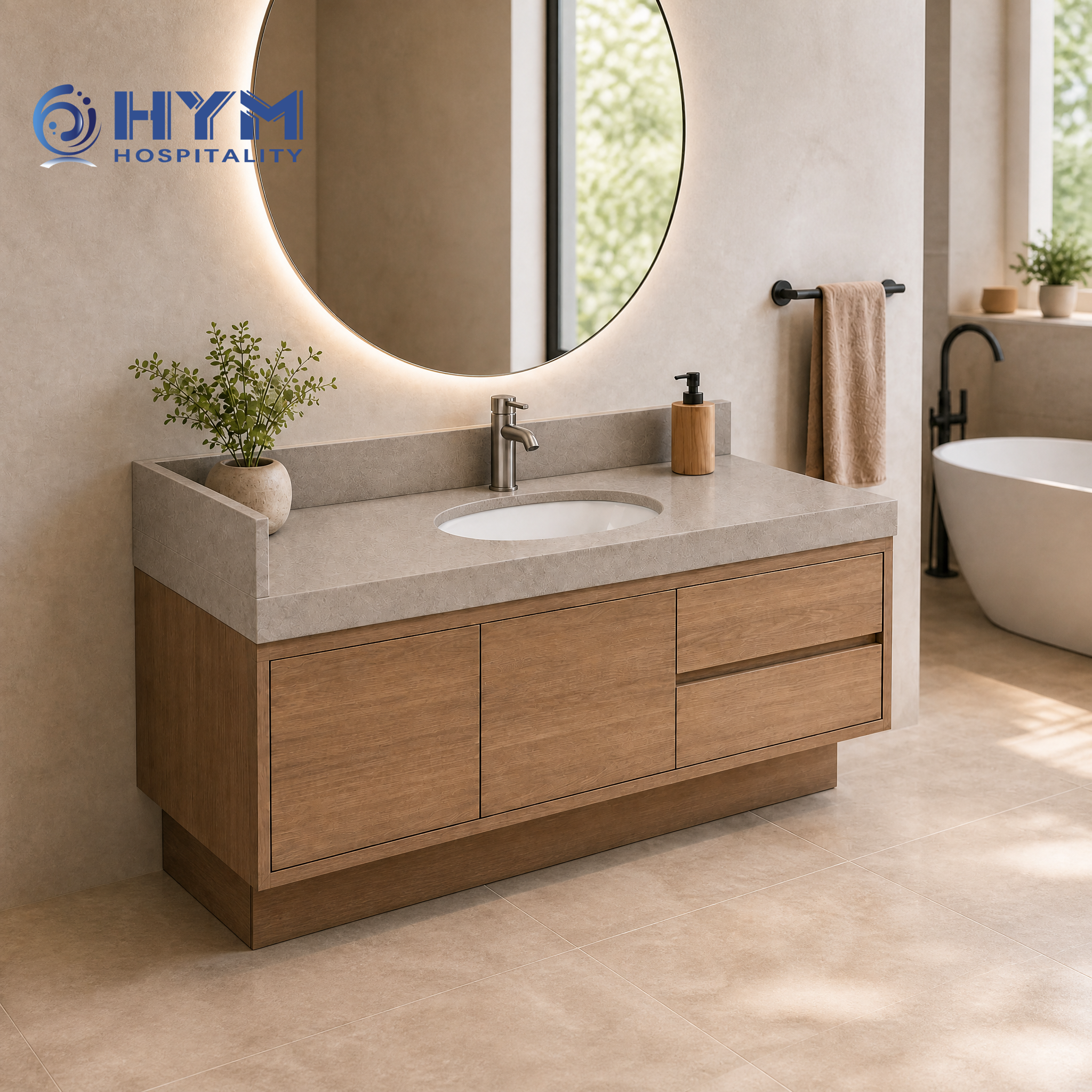 CG-221 Vanity Top For Accessible Vanity Bases and Renovation Projects Hotel Guestroom Candlewood Suites