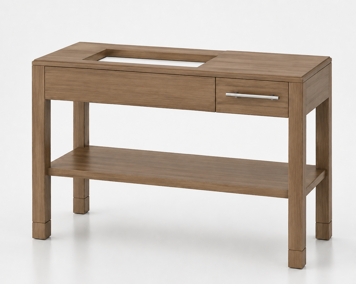 Institutional-grade 45-inch hotel vanity base model CG-254 with right-hand drawer layout for renovation properties.