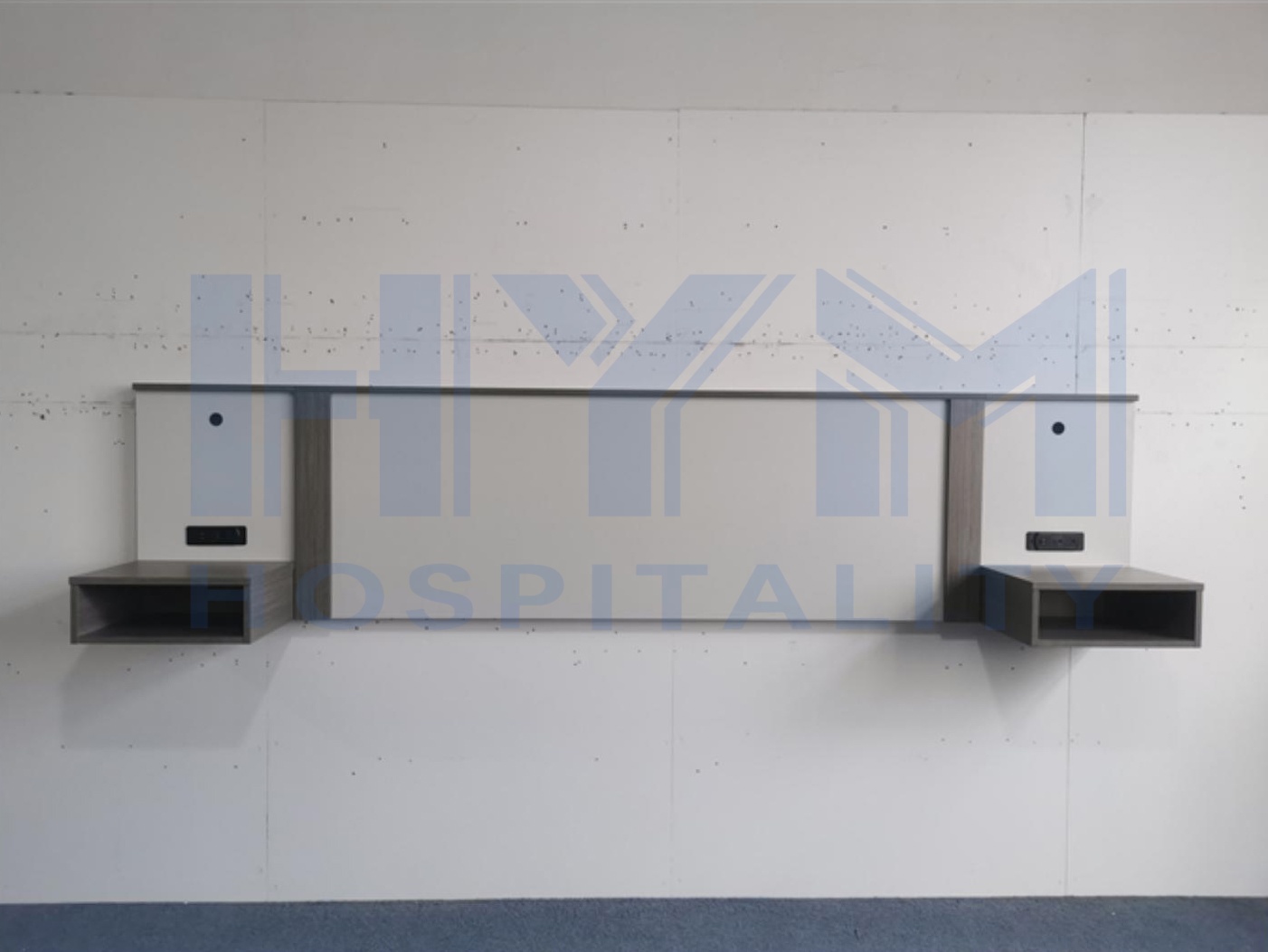 GR-308 King Headboard Casegoods (Ramada by Wyndham) — Factory Actual Photos