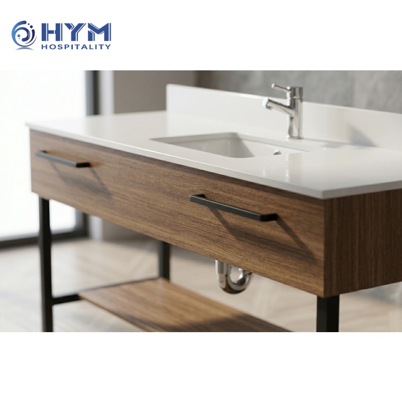 GR-317 Hampton by Hilton hotel Guestroom Bathroom Vanity
