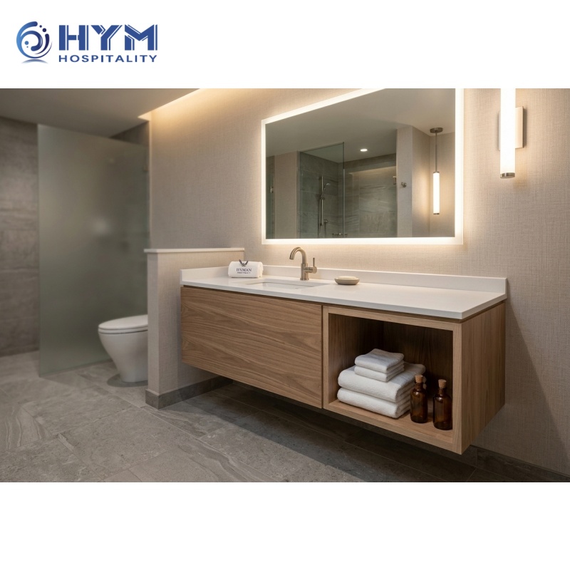 Staybridge Suites Floating Bathroom Vanity Cabinet