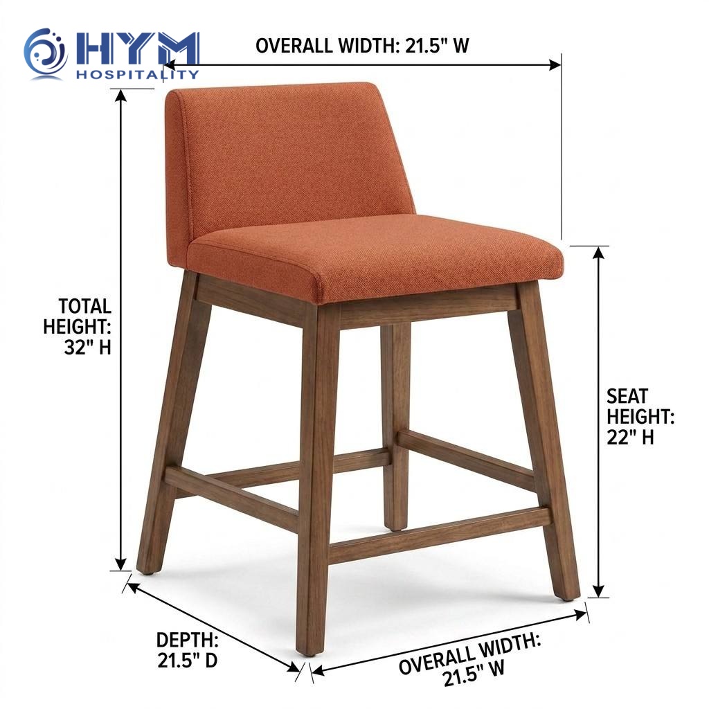 PA-109 Flex Seating Counter Stool Hampton by Hilton Public
