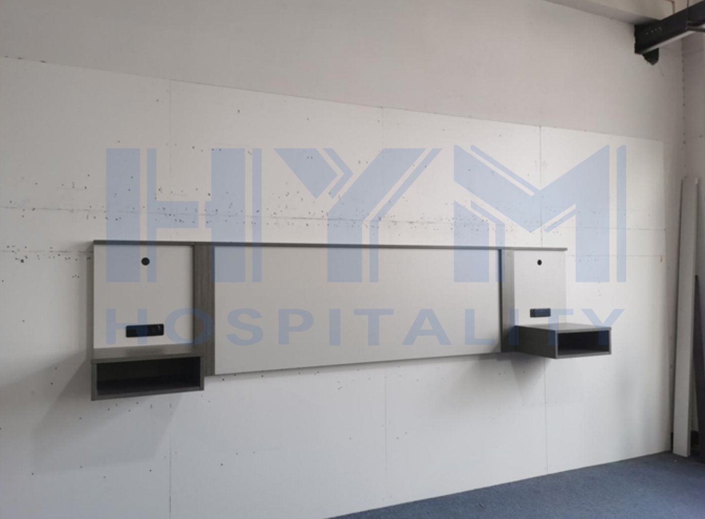 GR-308 King Headboard Casegoods (Ramada by Wyndham) — Factory Actual Photos