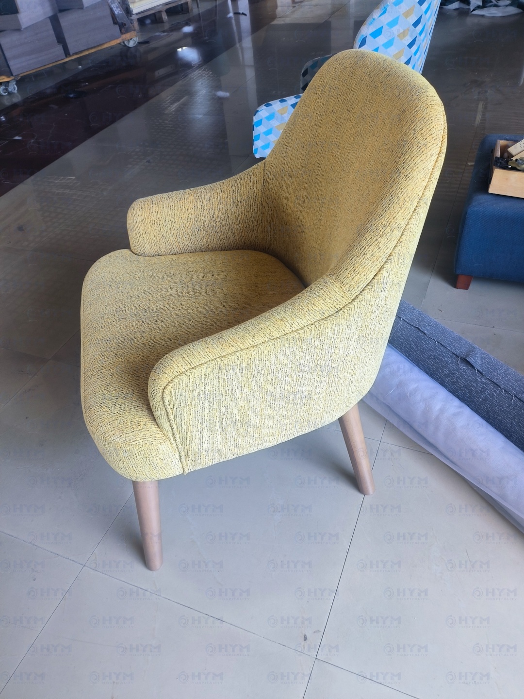 Hampton by Hilton lounge chairs in the factory workshop.