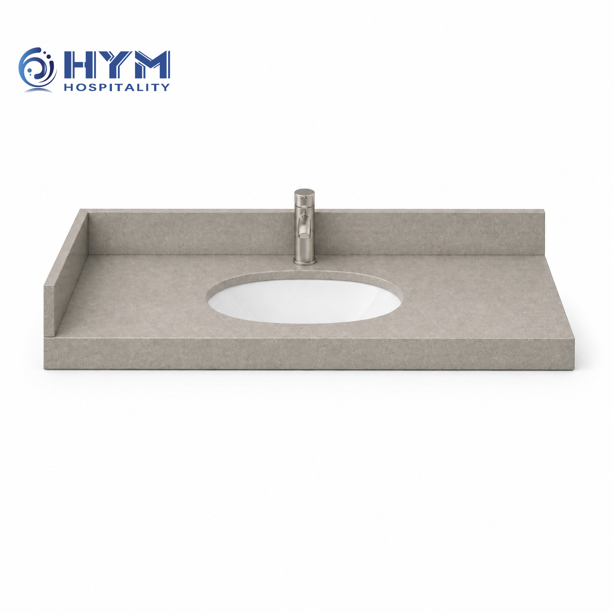 CG-221 Vanity Top For Accessible Vanity Bases and Renovation Projects Hotel Guestroom Candlewood Suites
