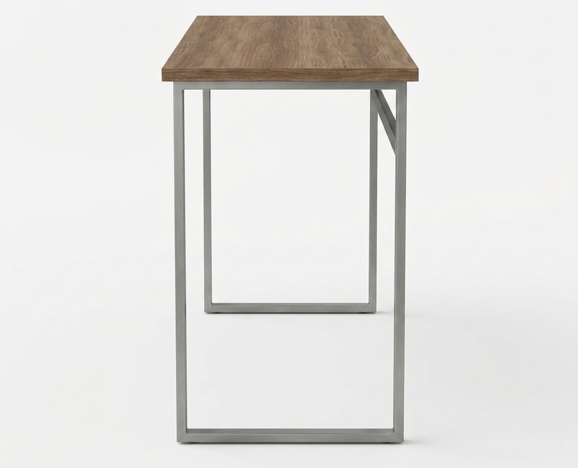 Side view of an ADA accessible hotel dining table showing required legroom clearance for wheelchair access in hospitality guestrooms.