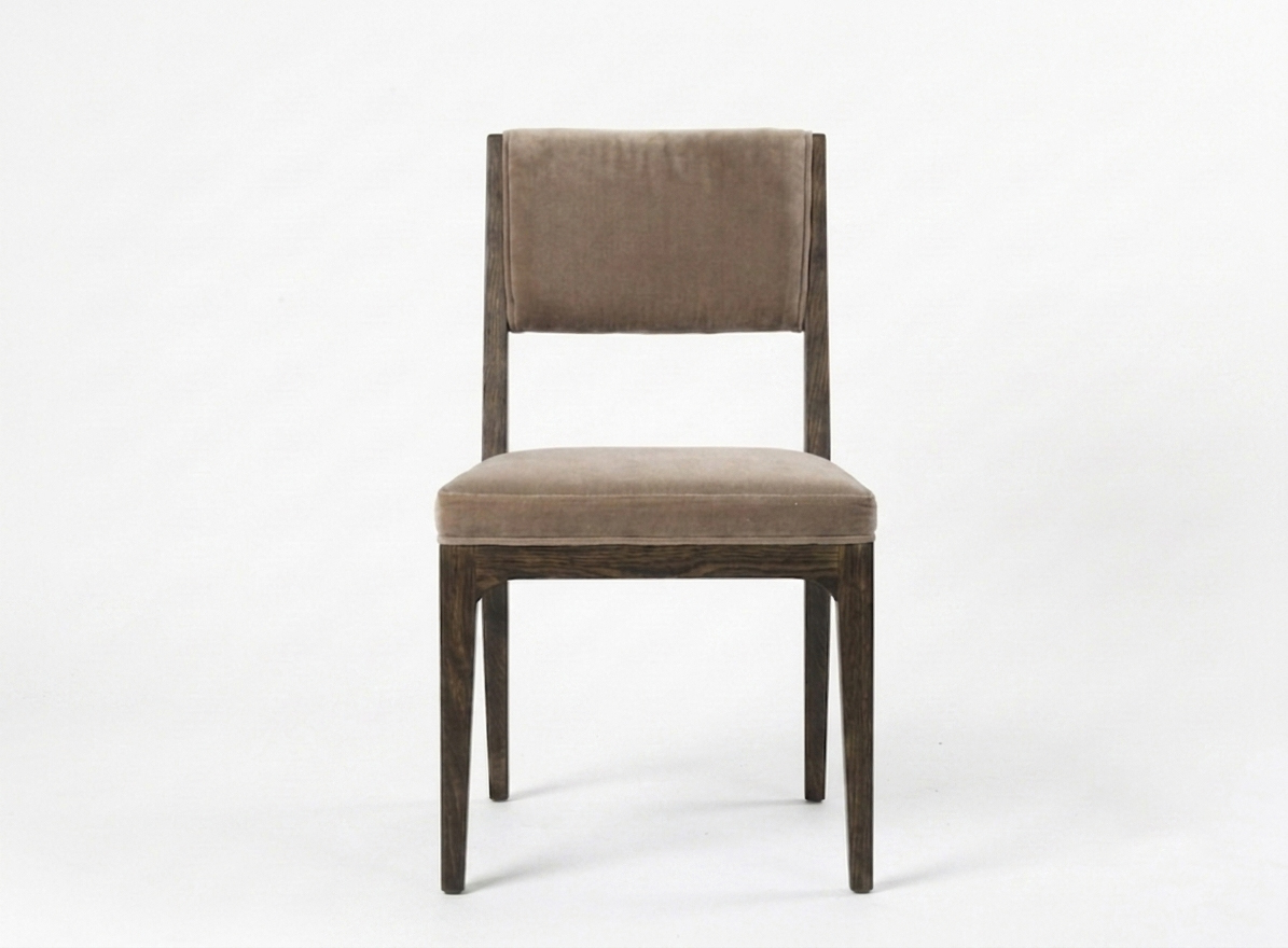 Front perspective of an IHG Formula Blue brand-compliant armless chair, engineered for seating density in high-traffic breakfast areas.