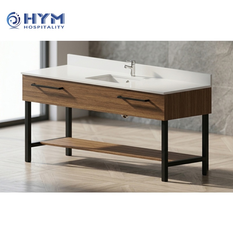 GR-317 Hampton by Hilton hotel Guestroom Bathroom Vanity
