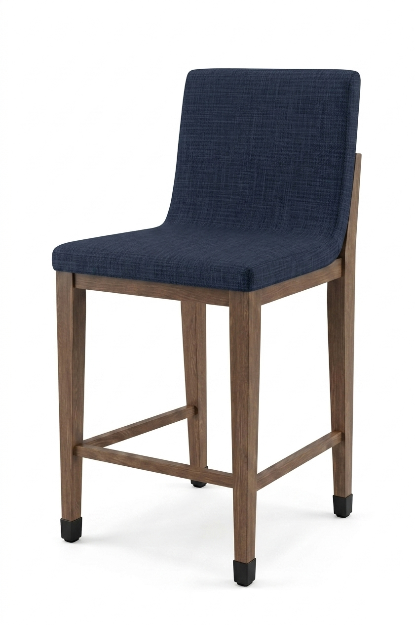 IHG Candlewood Suites guestroom kitchen dining stool CG-303 with Wilsonart Palisades Oak finish.