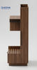Side view of GR-314 Hampton by Hilton guestroom closet and wardrobe cabinet for hotel room projects.